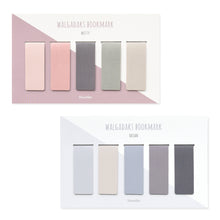Load image into Gallery viewer, Monolike Magnetic Bookmarks Misty + Ocean, 10 Pieces