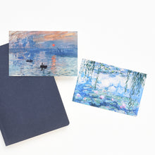 Load image into Gallery viewer, Monolike Claude Monet Postcards - mix 12 pack, Famous painting and Famous 12 Claude Monet postcards