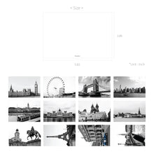 Load image into Gallery viewer, Monolike Around the city Postcards - mix 12 pack, Emotional and Landmark 12 City postcards