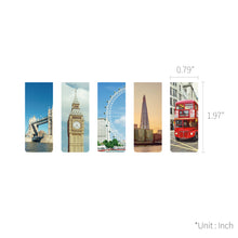 Load image into Gallery viewer, Monolike Magnetic Bookmarks London, Set of 5
