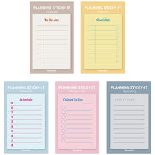 Load image into Gallery viewer, Monolike Planning Sticky-It - 5p Set Self-Adhesive Memo Pad 50 Sheets