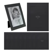 Load image into Gallery viewer, Monolike Standing Paper Photo Frame 5x7 Black 10p 5x7Inch size