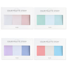 Load image into Gallery viewer, Monolike Colour palette Sticky Solid 301 A SET 4p - Self-Adhesive Memo Pad 30 sheets