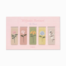 Load image into Gallery viewer, Monolike Magnetic Bookmarks The Flower, Set of 5
