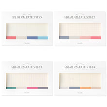 Load image into Gallery viewer, Monolike Color Palette Sticky Index 400 SET 4P - Self-Adhesive Memo Pad 30 sheets