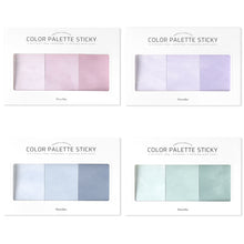 Load image into Gallery viewer, Monolike Color Palette Sticky Color painting 300 A SET 4P - Self-Adhesive Memo Pad 30 sheets