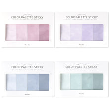 Load image into Gallery viewer, Monolike Color Palette Sticky Color painting 400 A SET 4P - Self-Adhesive Memo Pad 30 sheets