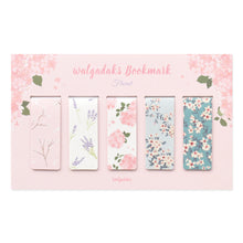 Load image into Gallery viewer, Monolike Magnetic Bookmarks Floral, Set of 5