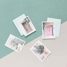 Load image into Gallery viewer, Monolike Message Break time ver.2 card - mix 40 mini postcards, 20 envelopes package