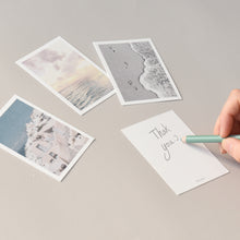Load image into Gallery viewer, Monolike Message Break time ver.1 card - mix 40 mini postcards, 20 envelopes package