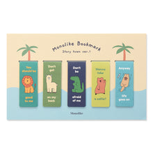 Load image into Gallery viewer, Monolike Magnetic Bookmarks Story town Ver.1, Set of 5