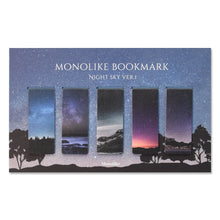 Load image into Gallery viewer, Monolike Magnetic Bookmarks Night sky Ver.1, Set of 5