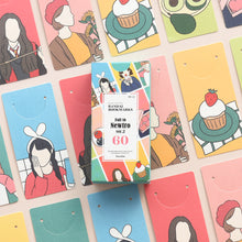 Load image into Gallery viewer, Monolike Bandal Bookmarks Fall in Newtro ver.1 + ver.2, 120 Pieces