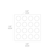 Load image into Gallery viewer, Monolike Circle Stickers - See through Dot Stickers Small Size Set, 6 Type Stickers 18 Sheets