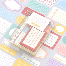 Load image into Gallery viewer, Monolike Message & Label Sticker Sketch set - Mini size cute stickers, Index stickers