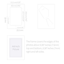 Load image into Gallery viewer, Monolike Standing Paper Frame 4x6 Metallic Series Glossy Silver 10p 4x6Inch Size