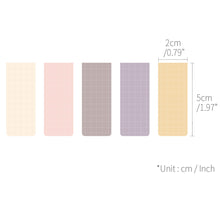 Load image into Gallery viewer, Monolike Magnetic Bookmarks Grid Soft Clay, Set of 5