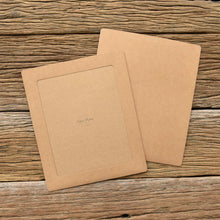 Load image into Gallery viewer, Monolike Paper Photo Frames 8x10 Inch Kraft 10 Pack - Fits 8"x10" Pictures