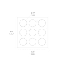 Load image into Gallery viewer, Monolike Circle Stickers - See through Dot Stickers Medium Size Set, 6 Type Stickers 18 Sheets