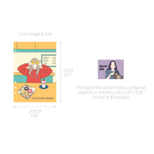 Load image into Gallery viewer, Monolike A5 FALL IN NEWTRO Diary Set, Doughnut - Yearly Plan, Monthly plan, Weekly Plan, Scheduler, Illustration Diary