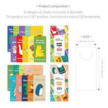Load image into Gallery viewer, Monolike Bandal Bookmarks Story town Ver.1 + Ver.2 120 Pieces