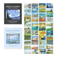 Load image into Gallery viewer, Monolike Wow Sticker Gogh + Monet set - Mini size cute stickers, square stickers