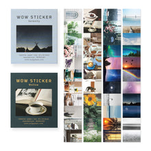 Load image into Gallery viewer, Monolike Wow Sticker Serenity + Mellow set - Mini size cute stickers, square stickers