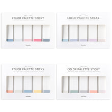 Load image into Gallery viewer, Monolike Color Palette Sticky Index 500 SET 4P - Self-Adhesive Memo Pad 30 sheets