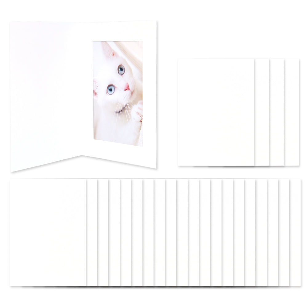  Blank Greeting Cards, 4x6 Blank Note Cards, Blank