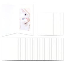 Load image into Gallery viewer, Monolike Paper Frame Photo Card, Blank 25P SET - 4x6 Inch Picture Frame Note Card, Greeting cards, Assorted Happy Birthday, Thank you