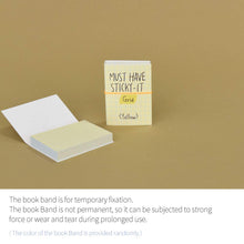 Load image into Gallery viewer, Monolike Must Have Sticky Grid 4p SET Self-Adhesive Memo Pad 80 sheets, Daily Sticky, Diary, Memo