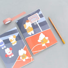 Load image into Gallery viewer, Monolike A5 Haru Free Notebook, The Daily Life of Gureum A 4p SET - Blank Notebook, PVC Cover