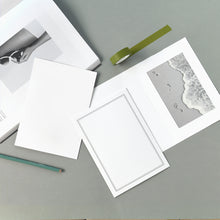 Load image into Gallery viewer, Monolike Paper Frame Photo Card, Line 25P SET - 4x6 Inch Picture Frame Note Card, Greeting cards, Assorted Happy Birthday, Thank you