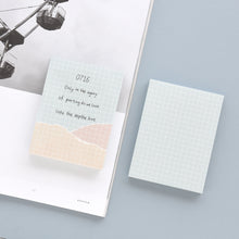 Load image into Gallery viewer, Monolike Memopad Smoothie design SET - 4 Packs, 4 Different Designs, 100 Sheets Per Pad, Total 400 Sheets, Note pads, Writing pads, 3.15 x 4.17 Inches