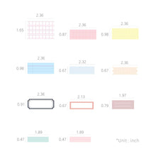 Load image into Gallery viewer, Monolike Message & Label Sticker ver.1 set - Mini size cute stickers, Index stickers