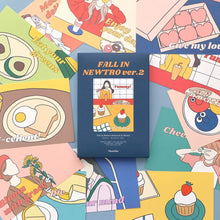 Load image into Gallery viewer, Monolike Fall In Newtro ver.2 Postcards - mix 24 pack, Emotional and lovely 24 girl postcards