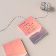 Load image into Gallery viewer, Monolike Memopad Today's Sky design SET - 4 Packs, 4 Different Designs, 100 Sheets Per Pad, Total 400 Sheets, Note pads, Writing pads