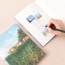 Load image into Gallery viewer, Monolike A5 Haru Free Notebook, Vincent van Gogh 4p SET - Blank Notebook, PVC Cover