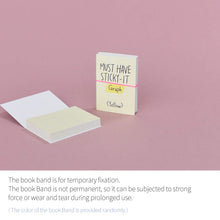 Load image into Gallery viewer, Monolike Must Have Sticky Graph 4p SET Self-Adhesive Memo Pad 80 sheets, Daily Sticky, Diary, Memo