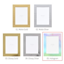 Load image into Gallery viewer, Monolike Standing Paper Frame 5x7 Metallic Series Hologram 10p 5x7Inch Size