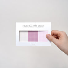 Load image into Gallery viewer, Monolike Color Palette Sticky Grid 300 B Set 4p - Self-Adhesive Memo Pad 30 sheets