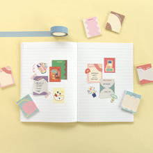 Load image into Gallery viewer, Monolike Color Palette Sticky Objet 300 A SET 4P - Self-Adhesive Memo Pad 30 sheets
