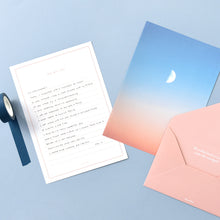 Load image into Gallery viewer, Monolike Photo, Moon Letter Paper and Envelopes Set - 8Type, 32 Letter Paper + 16 Envelopes