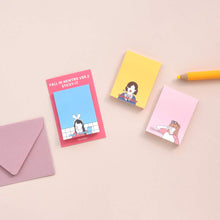 Load image into Gallery viewer, Monolike Fall in newtro Ver.2 Sticky-it - 5p Set Self-Adhesive Memo Pad 50 Sheets