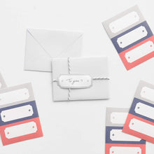 Load image into Gallery viewer, Monolike Message & Label sticker - Retro set, 16 type stickers 3 sheet per design Total60 Sheets