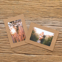 Load image into Gallery viewer, Monolike Paper Photo Frames 4x6 Inch Kraft 100 Pack - Fits 4"x6" Pictures