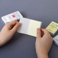 Load image into Gallery viewer, Monolike Must Have Sticky Line 4p SET Self-Adhesive Memo Pad 80 sheets, Daily Sticky, Diary, Memo