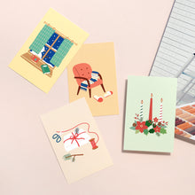 Load image into Gallery viewer, Monolike Winter Story Single card - mix 24 pack, lovely 24 Single card