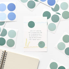 Load image into Gallery viewer, Monolike Circle Stickers - Solid Round Dot Large Size A + B Set, 12 type stickers 36 Sheets