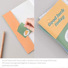 Load image into Gallery viewer, Monolike A5 Haru Free Notebook, Fall in newtro B 4p SET - Blank Notebook, PVC Cover